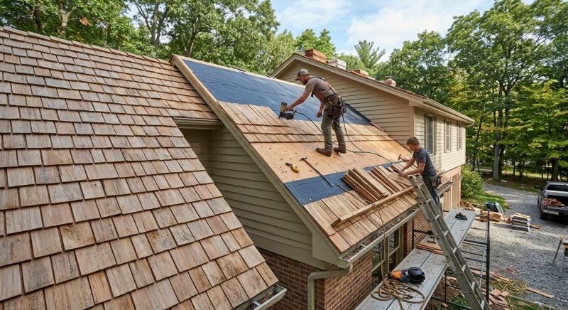 Wood Roofing Installation in Fredericksburg, VA